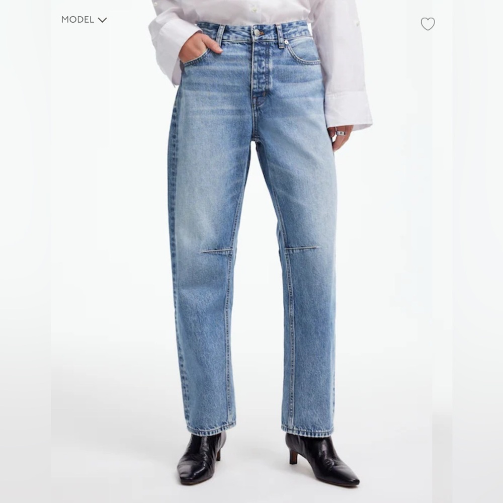Madewell The Darted Barrel Leg Jeans